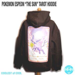 Pokemon Espeon The Sun tarot card hoodie unisex XLarge heavy duty comfy new nice